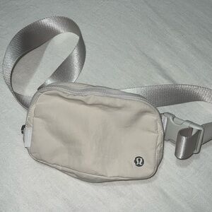 Ivory lululemon belt bag